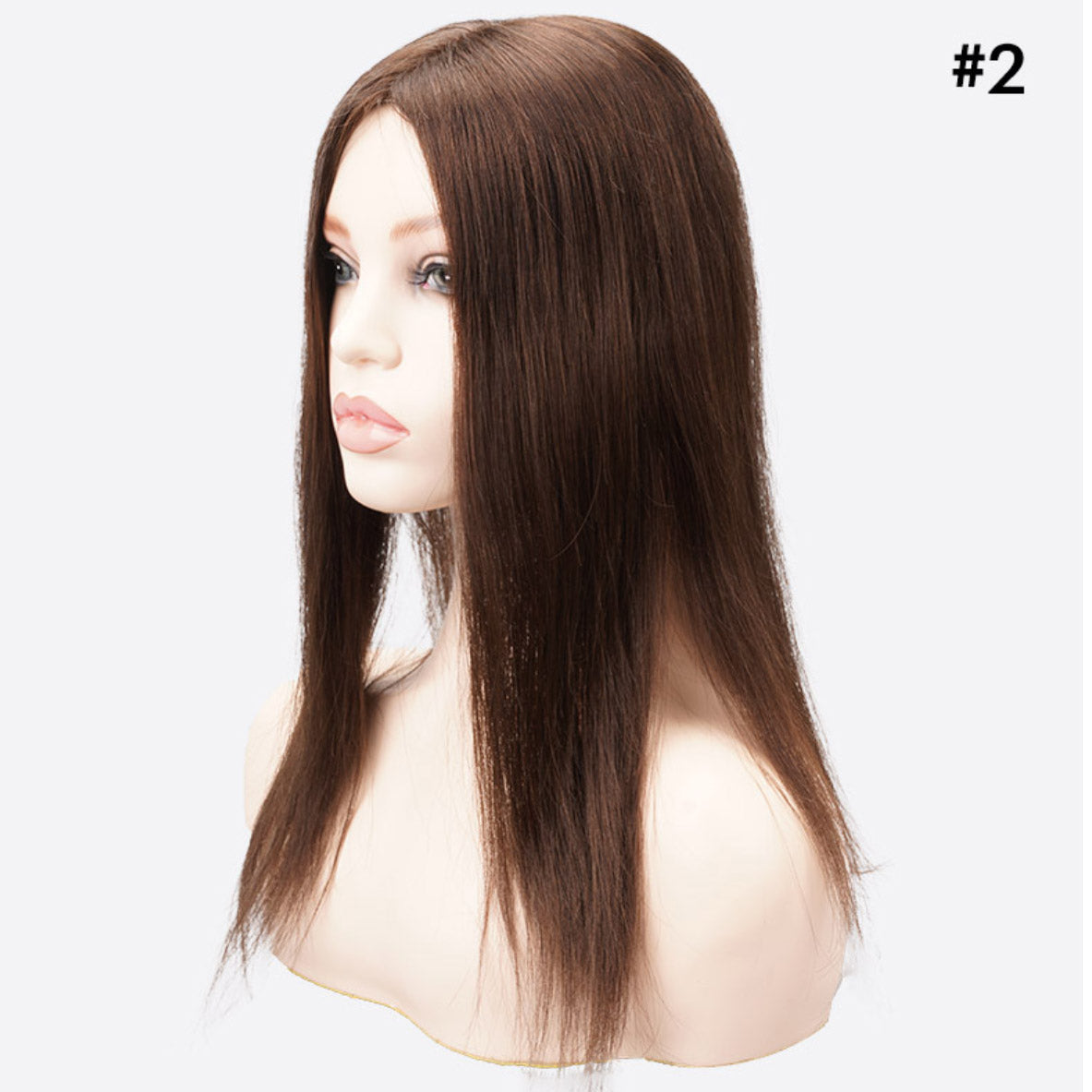 Human Hair Silk Top Topper